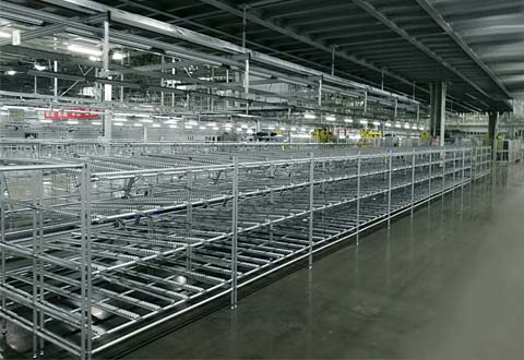 鋁合金精益管型材貨架