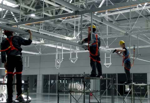 汽車生產(chǎn)線工序吊架 汽車生產(chǎn)線工序吊架