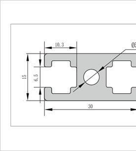 鋁合金滑軌型材二維圖 鋁合金滑軌型材二維圖