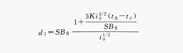 鋁型材氧化膜極限厚度計(jì)算公式