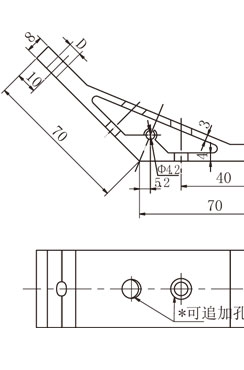 4545規(guī)格鋁型材135度角件物理參數(shù)1 4545規(guī)格鋁型材135度角件物理參數(shù)1