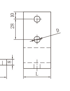 鋁型材強力角碼物理參數2 鋁型材強力角碼物理參數2