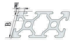 鋁型材角公差測量示意圖